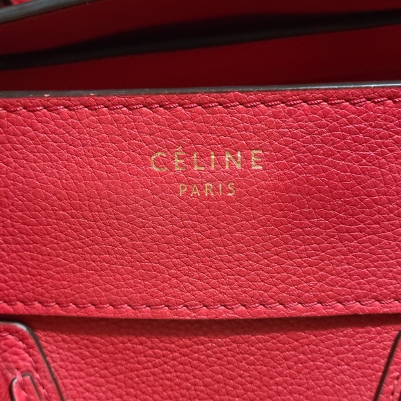 Celine Mini Laguage Red - Picture 3 of 4